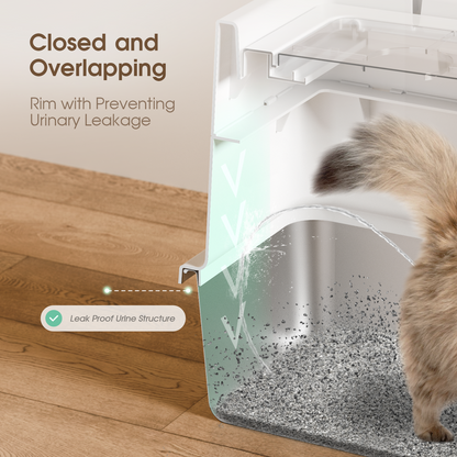 COURPAL Stainless Steel Litter Box