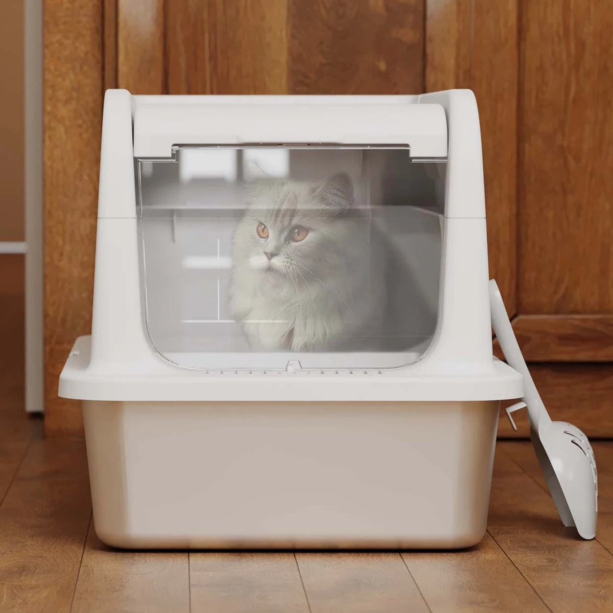 cat litter box self cleaning