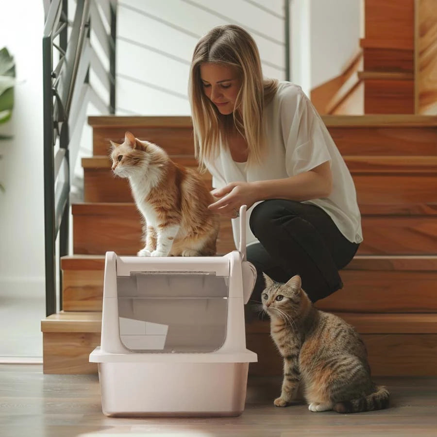 seamless stainless steel litter box